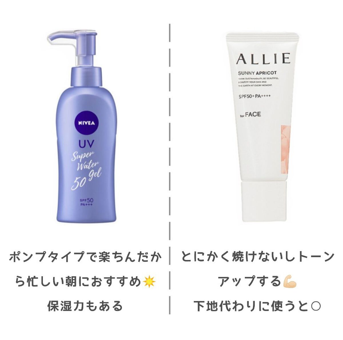 ニベアUV ウォータージェル SPF50/ニベア/日焼け止めジェルを使ったクチコミ（3枚目）