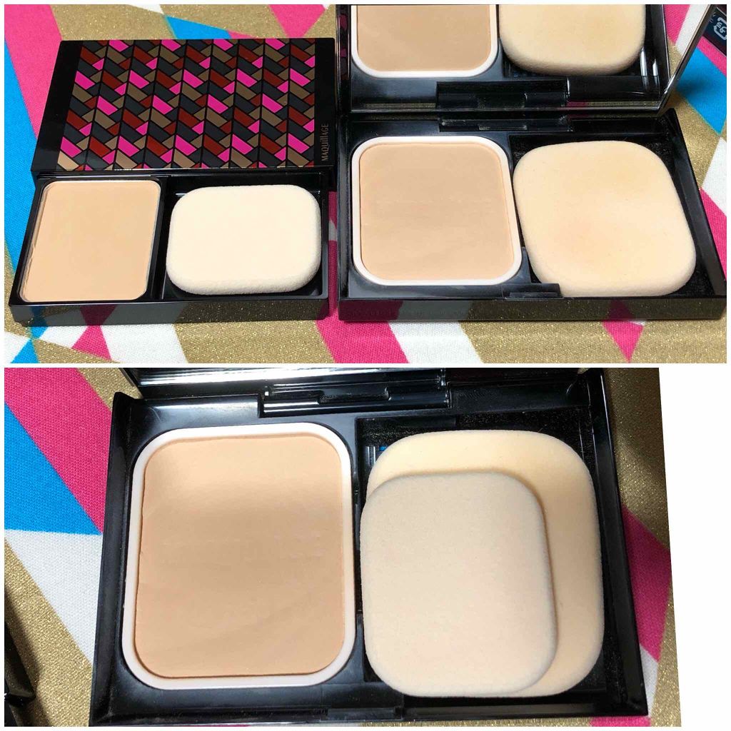 ドラマティックパウダリー UV ミニパクト/マキアージュ/パウダーファンデーションを使ったクチコミ（3枚目）