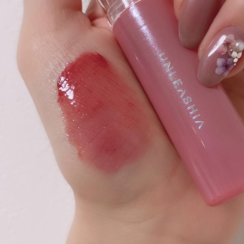 ノンスティッキーダズルティント/unleashia/リップティントを使ったクチコミ(3枚目)