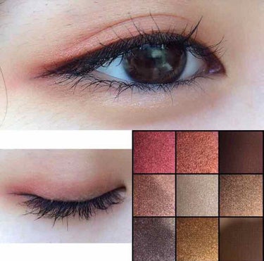 UR GLAM　BLOOMING EYE COLOR PALETTE/U R GLAM/アイシャドウパレットを使ったクチコミ（3枚目）