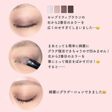 LB ニュアンスブラウンアイパレット/LB/アイシャドウパレットを使ったクチコミ(2枚目)