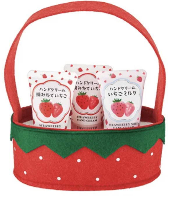 グローバル プロダクト プランニング フルーツの森 いちご ハンドクリームトリオ