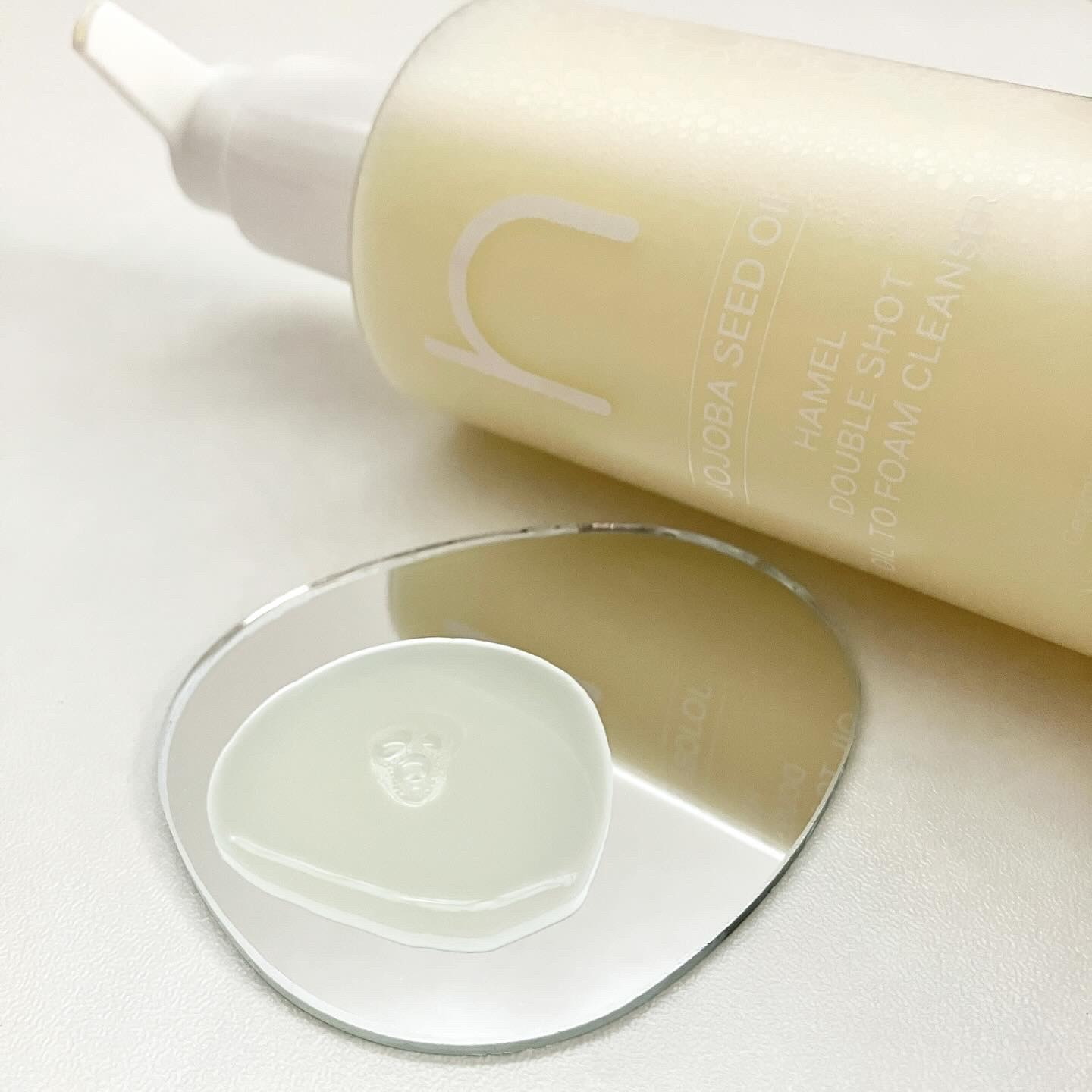 ダブルショットオイルトゥーフォームクレンザー/HAMEL/オイルクレンジングを使ったクチコミ（2枚目）