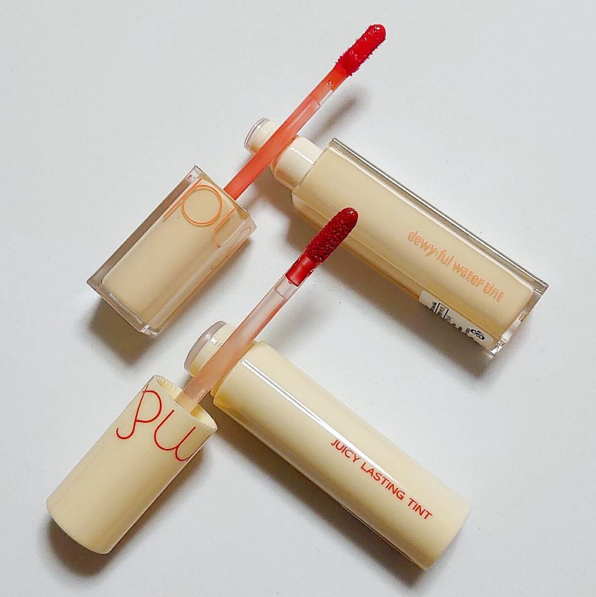 ジューシーラスティングティント/rom&nd/リップティントを使ったクチコミ(3枚目)