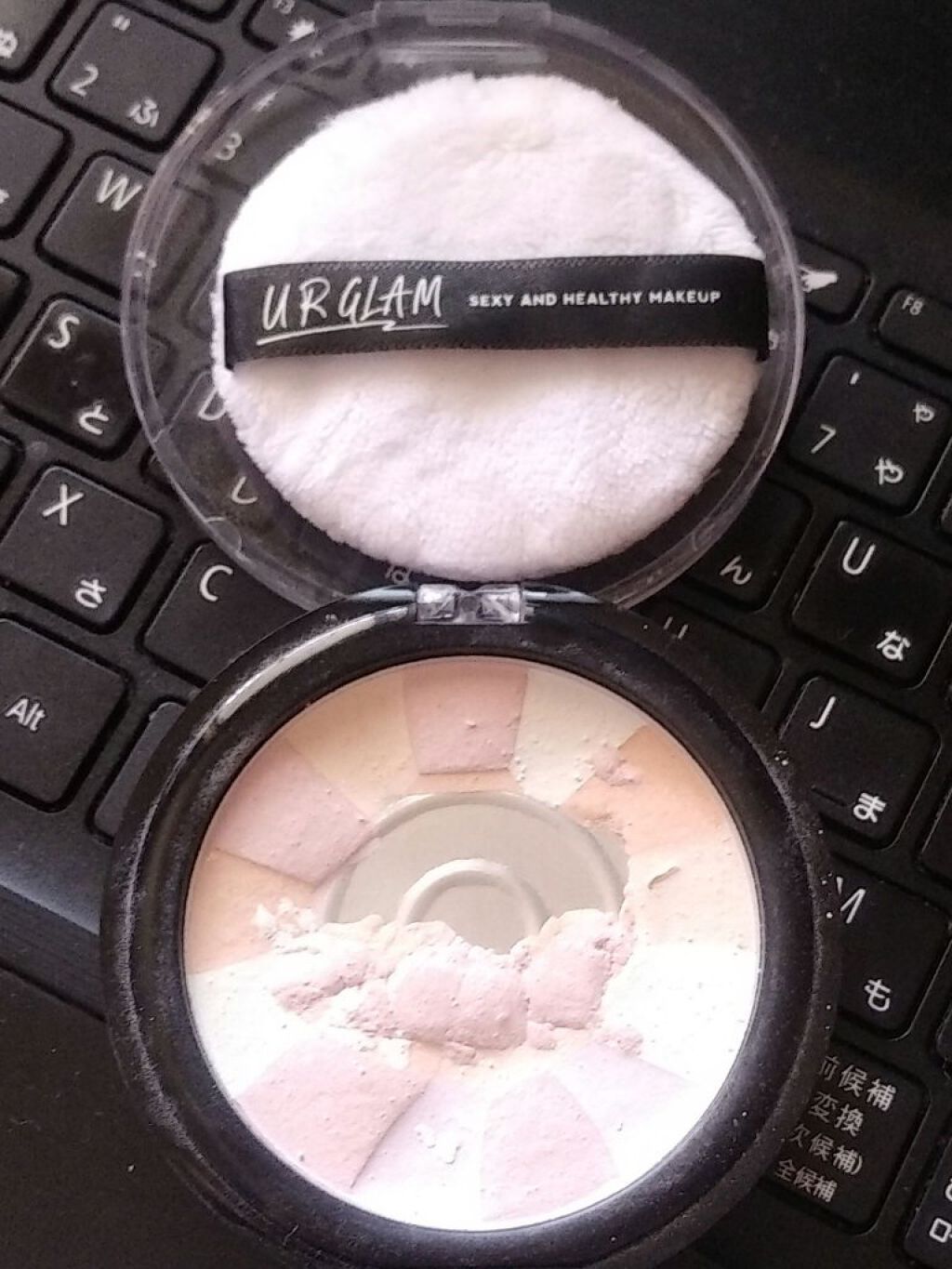 UR GLAM　MARBLE FACE POWDER NA/U R GLAM/プレストパウダーを使ったクチコミ（1枚目）