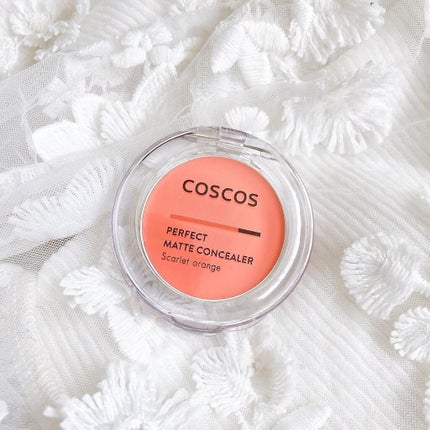 パーフェクトマットコンシーラー スカーレットオレンジ/COSCOS/クリームコンシーラーを使ったクチコミ(1枚目)