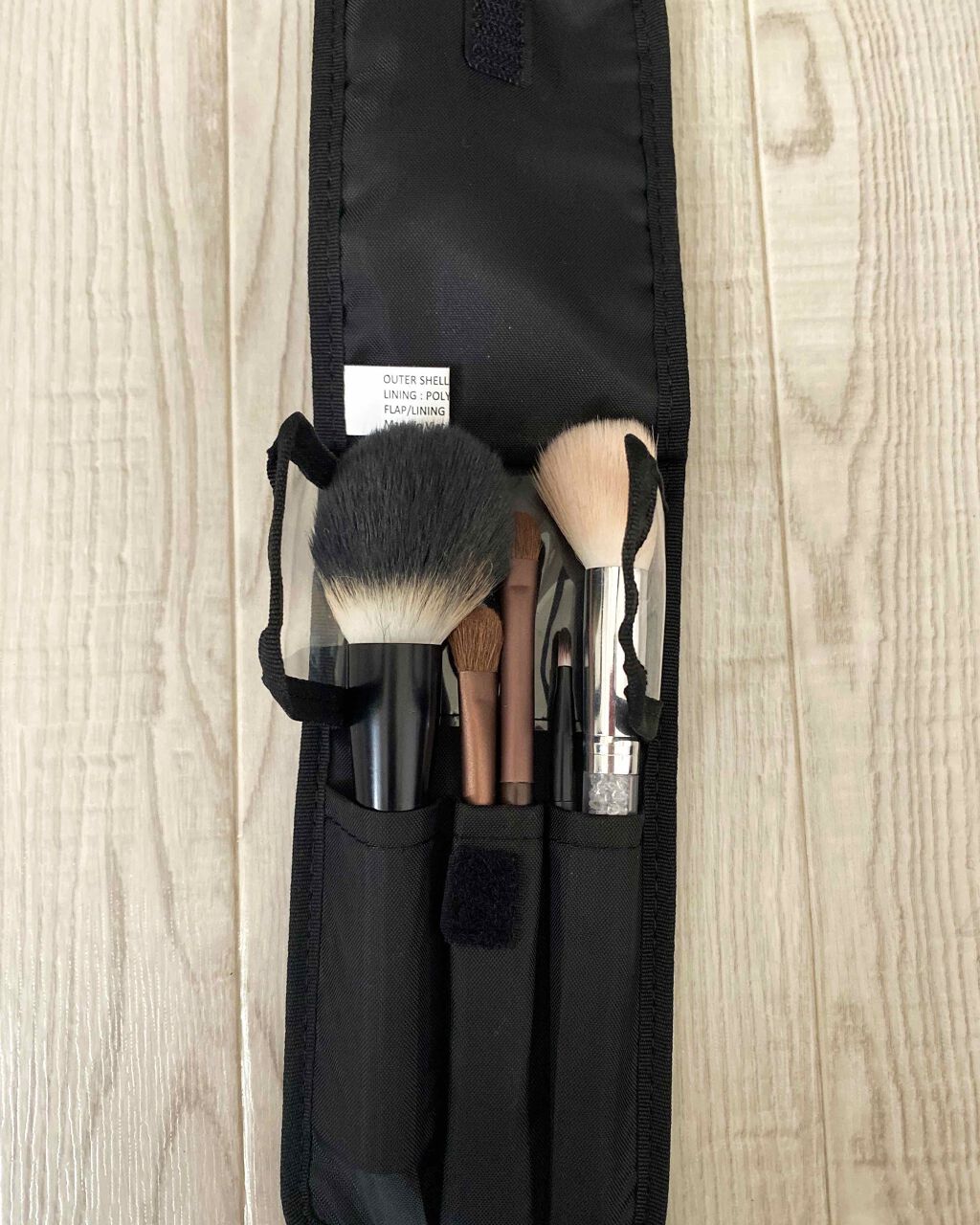 ナイロンメイクブラシポーチ/無印良品/化粧ポーチを使ったクチコミ（1枚目）