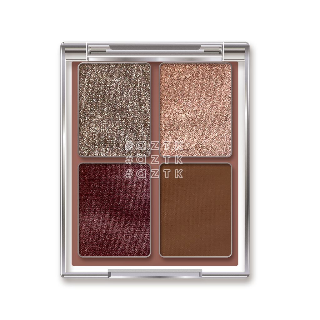 4色アイシャドウパレット 02 ラフィネボルドー