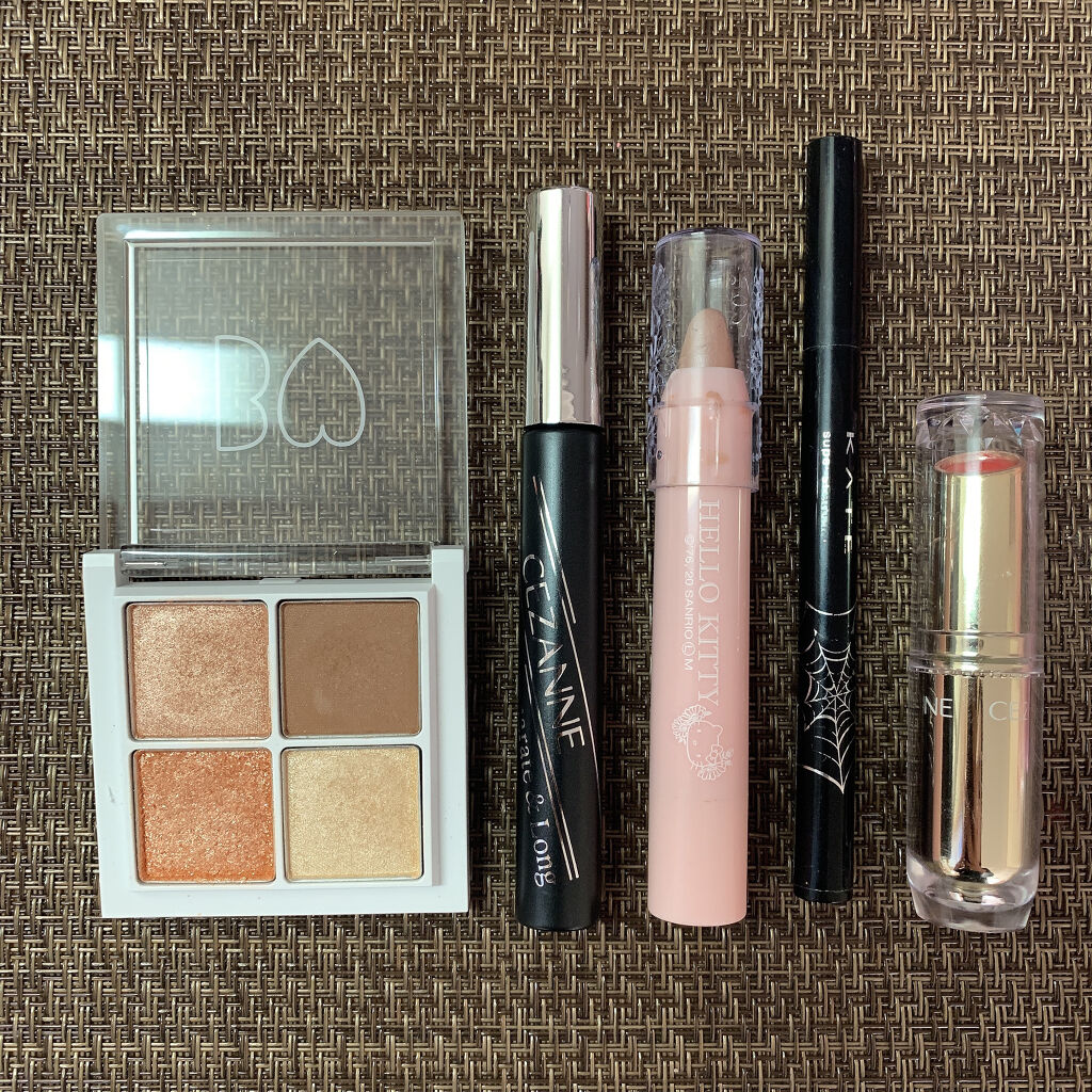 ラスティンググロスリップ/CEZANNE/口紅を使ったクチコミ（3枚目）