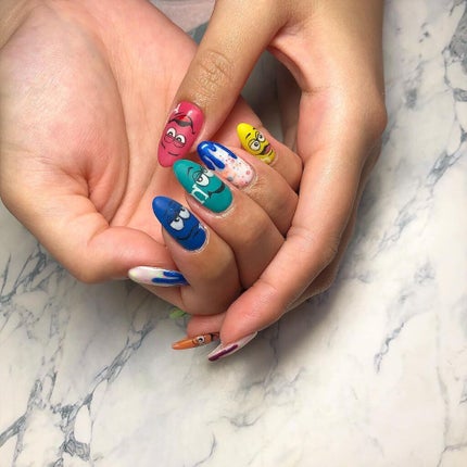 cst on LIPS 「Part2🌈✨#キャラクターネイル#キャラクター#charac..」(4枚目)