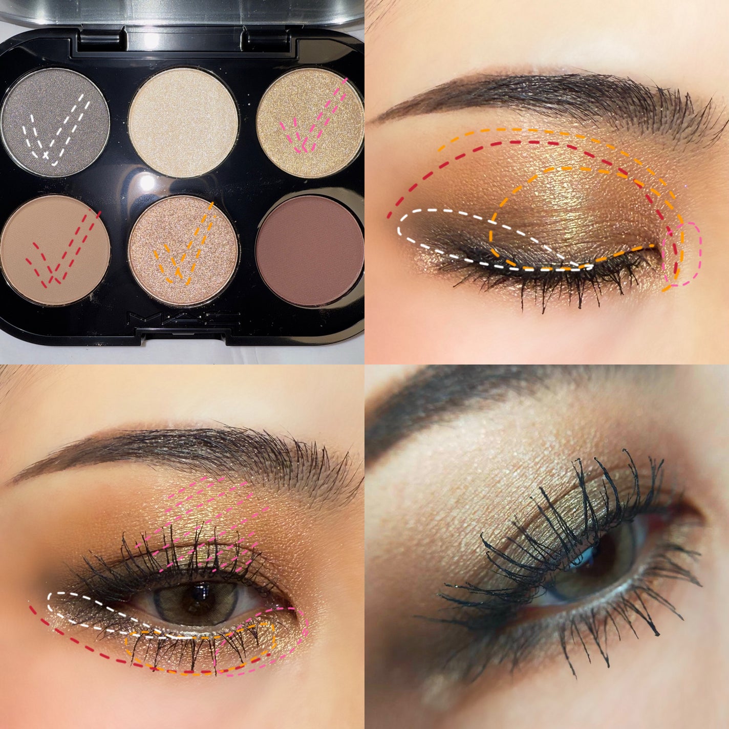 コネクト イン カラー アイシャドウ パレット × 6/M・A・C/アイシャドウパレットを使ったクチコミ(5枚目)