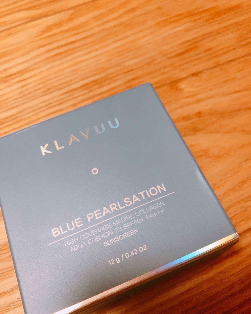 ブルーパールマリンコラーゲンアクアクッション/KLAVUU/クッションファンデーションを使ったクチコミ（1枚目）