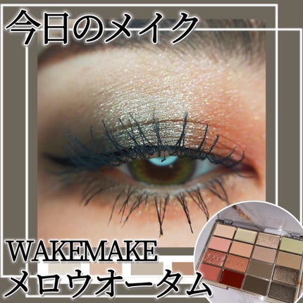 ソフトブラーリングアイパレット/wakemake/アイシャドウパレットを使ったクチコミ(1枚目)
