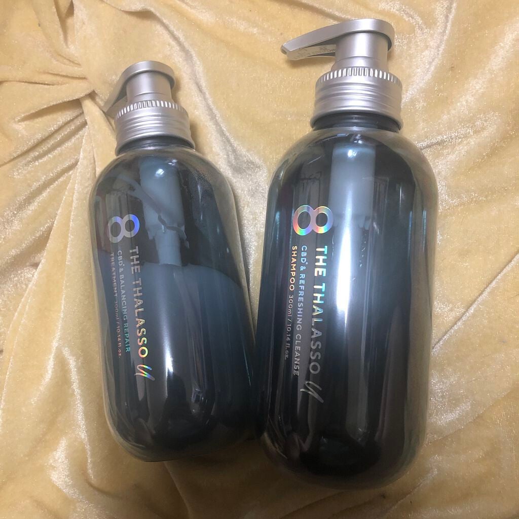 エイトザタラソ ユー CBD&リフレッシング クレンズ 美容液シャンプー/CBD&バランシング ダメージリペア 美容液ヘアトリートメント/エイトザタラソ/市販シャンプーを使ったクチコミ(2枚目)