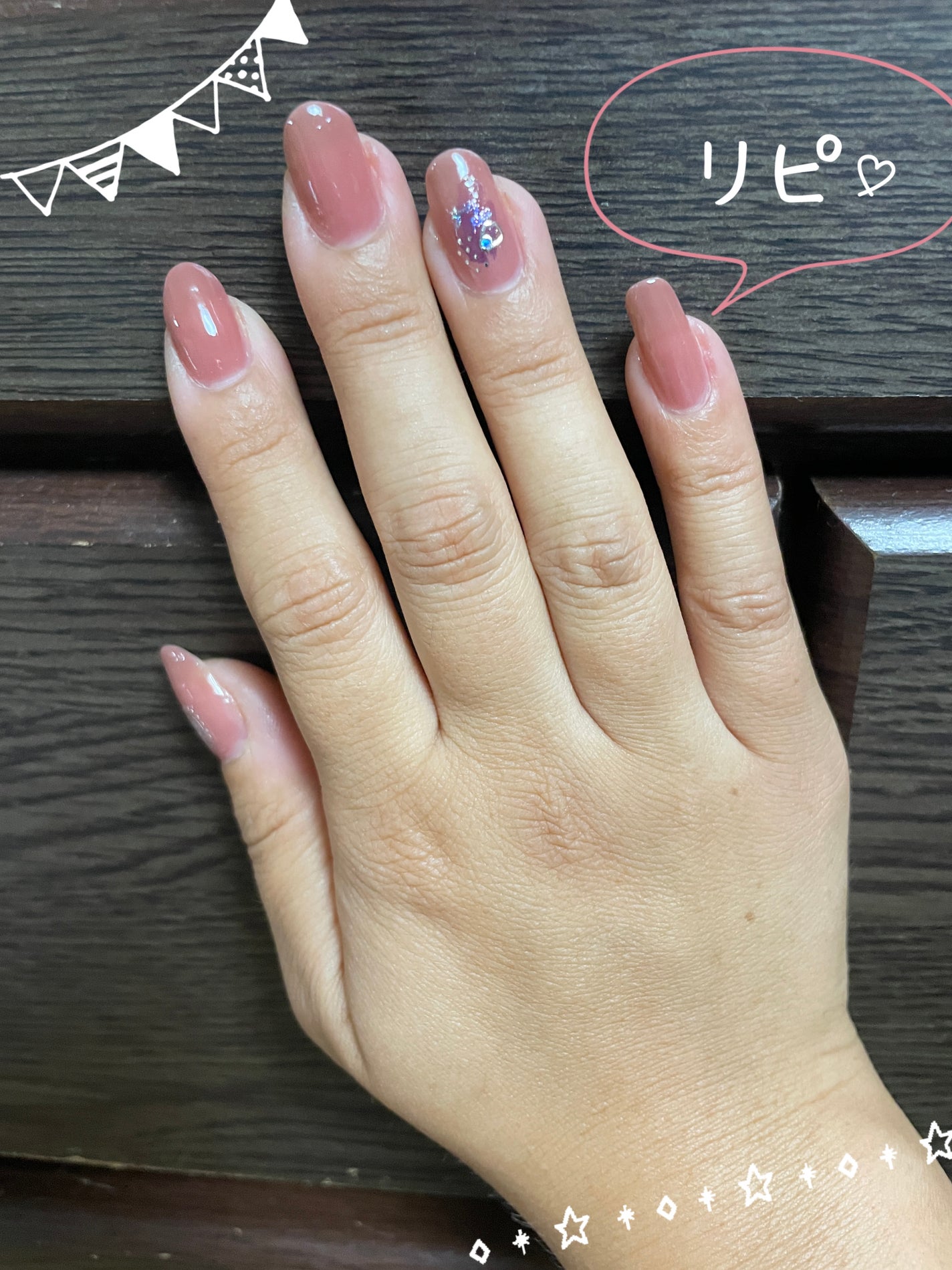 haru on LIPS 「キャンメイクN702度塗り💅✨シールは百均のやつです!塗りやす..」(1枚目)