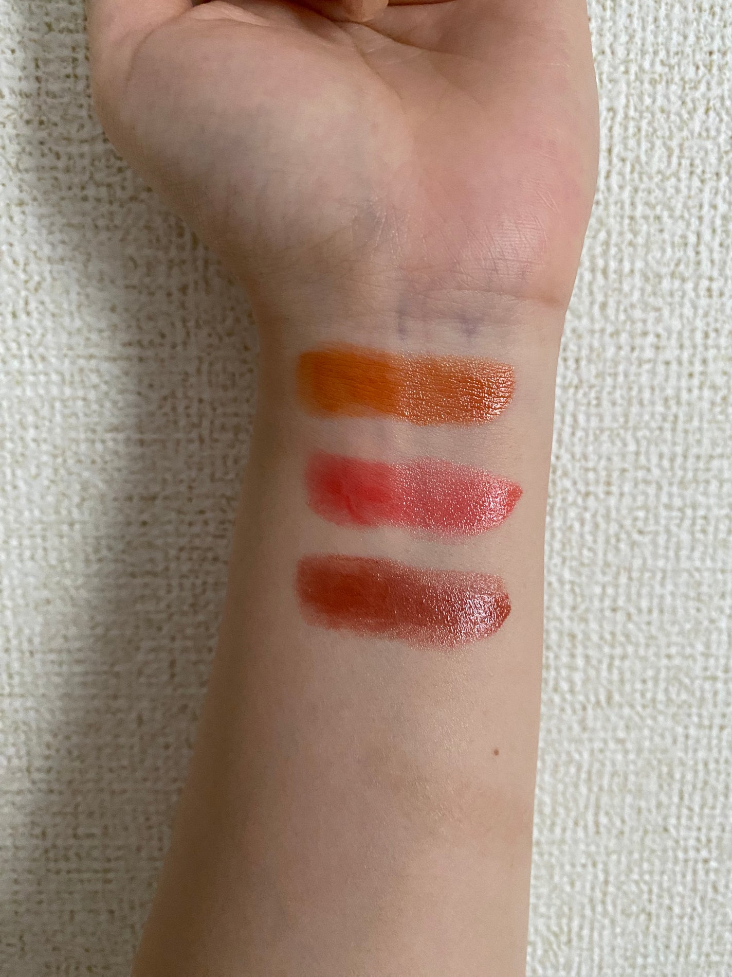 ラスティンググロスリップ/CEZANNE/口紅を使ったクチコミ(2枚目)