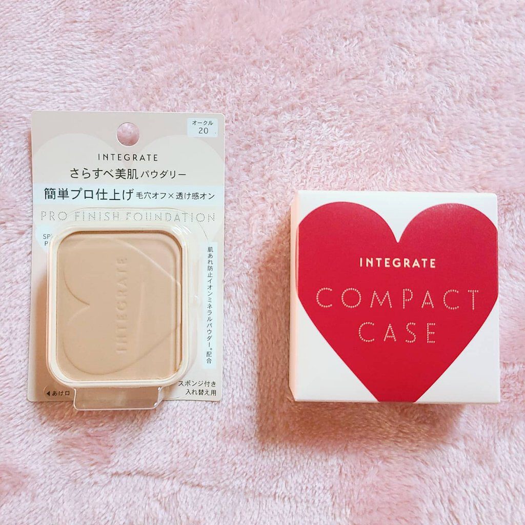 プロフィニッシュファンデーション/インテグレート/パウダーファンデーションを使ったクチコミ（2枚目）