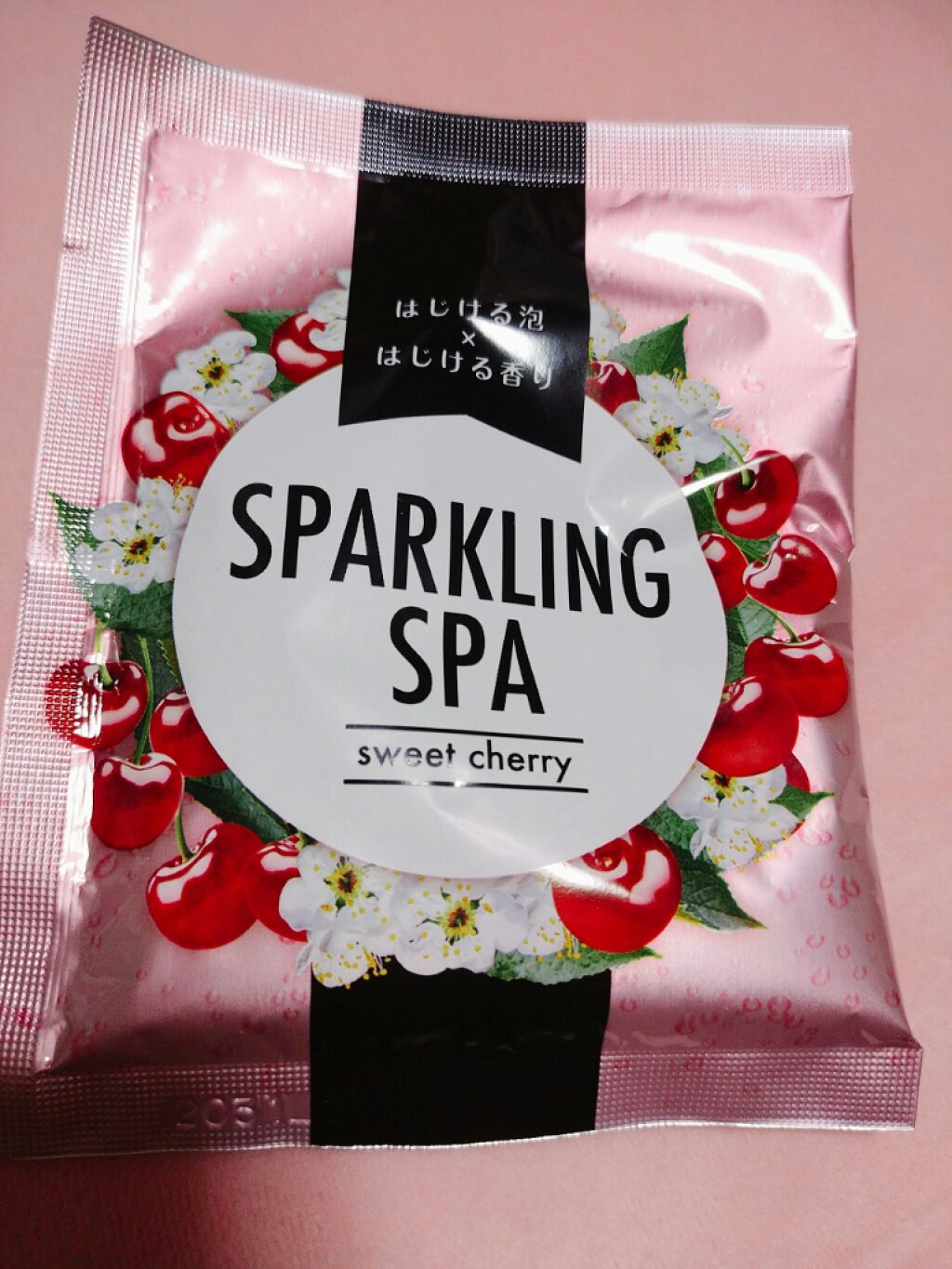 スパークリングスパ スウィートチェリー /松田医薬品/入浴剤を使ったクチコミ（1枚目）