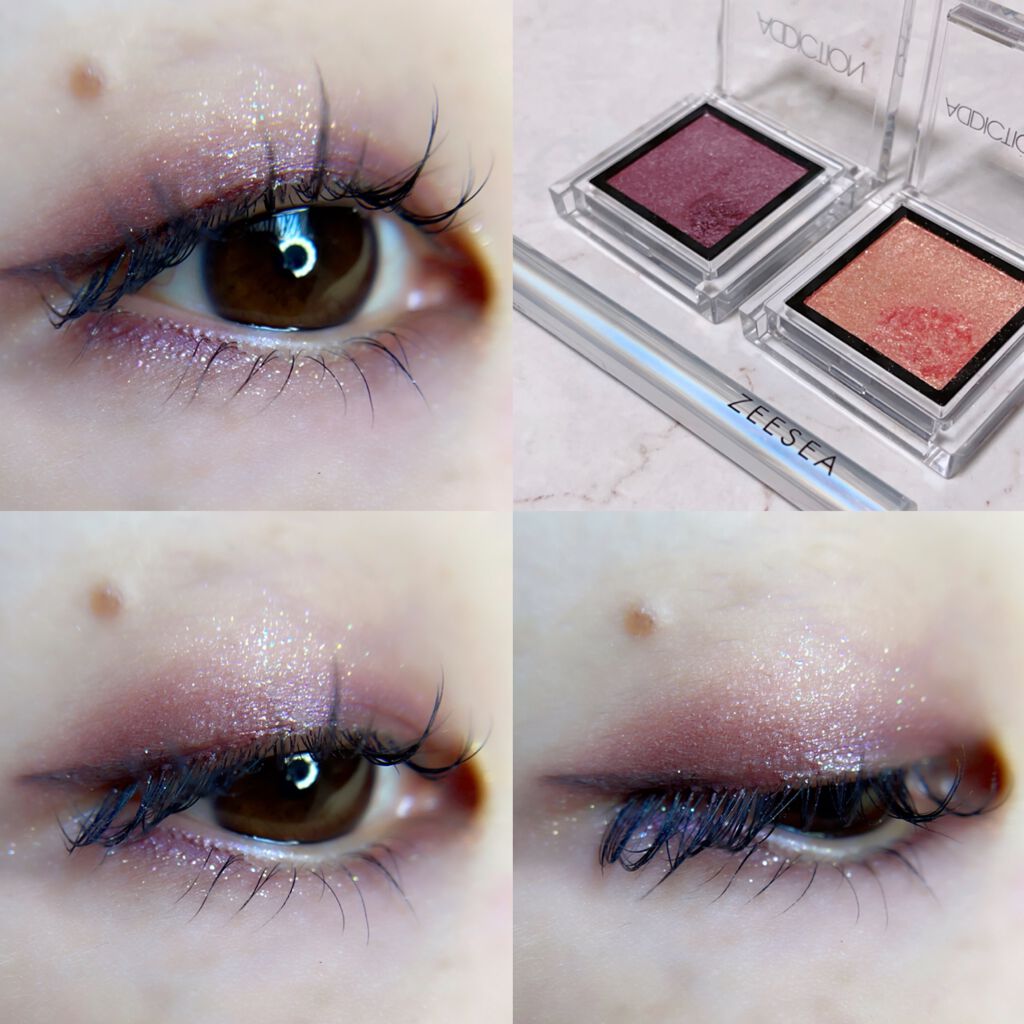 ザ アイシャドウ L 161 Gleamy Pond/ADDICTION/単色アイシャドウを使ったクチコミ（1枚目）