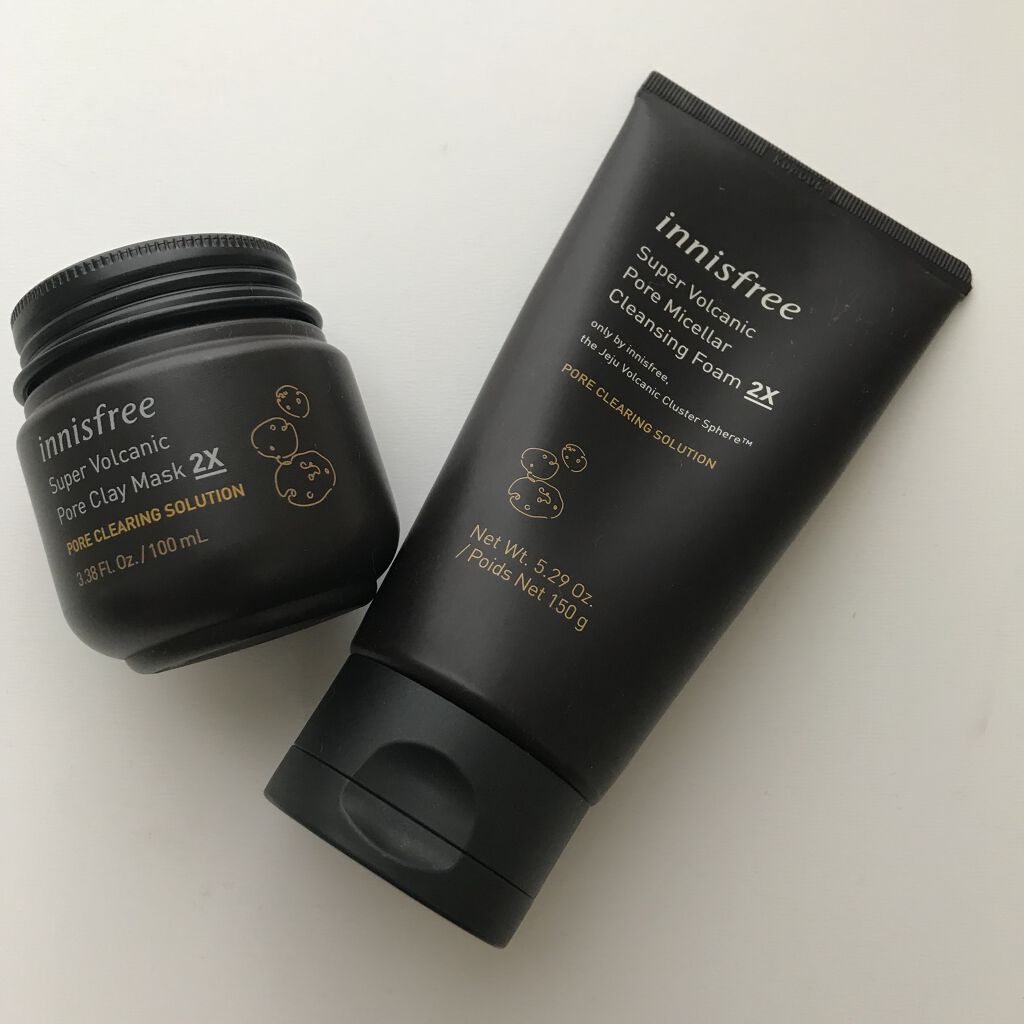 スーパーヴォルカニック ミセラー クレンジングフォーム 2X/innisfree/洗顔フォームを使ったクチコミ（2枚目）