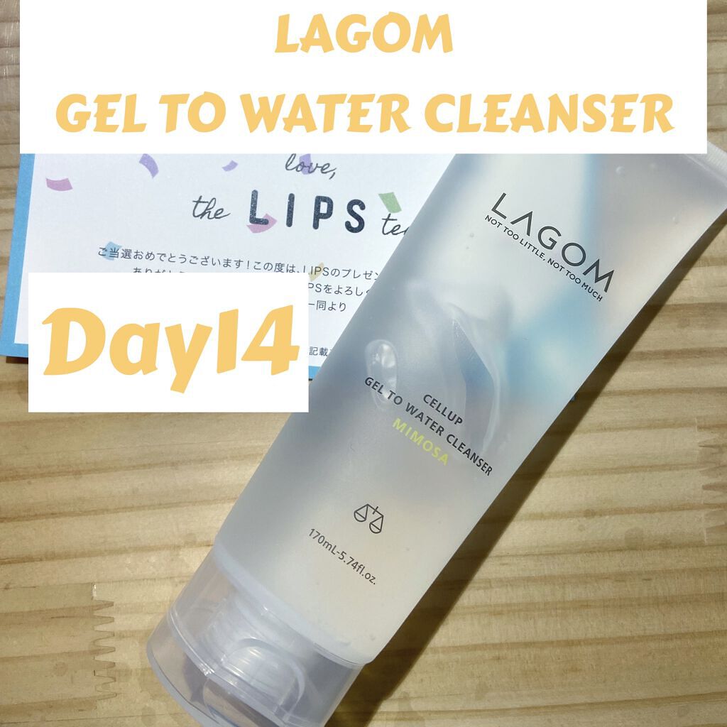 ジェルトゥウォーター クレンザー (MI)/LAGOM /その他洗顔料を使ったクチコミ（1枚目）