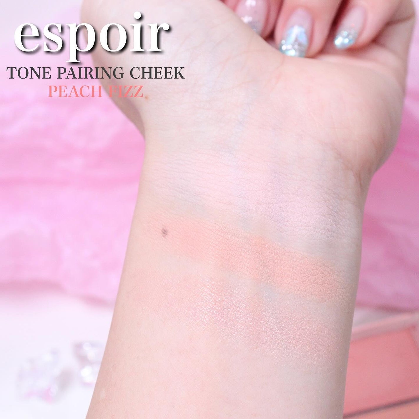 トーンペアリングチーク/espoir/パウダーチークを使ったクチコミ(2枚目)
