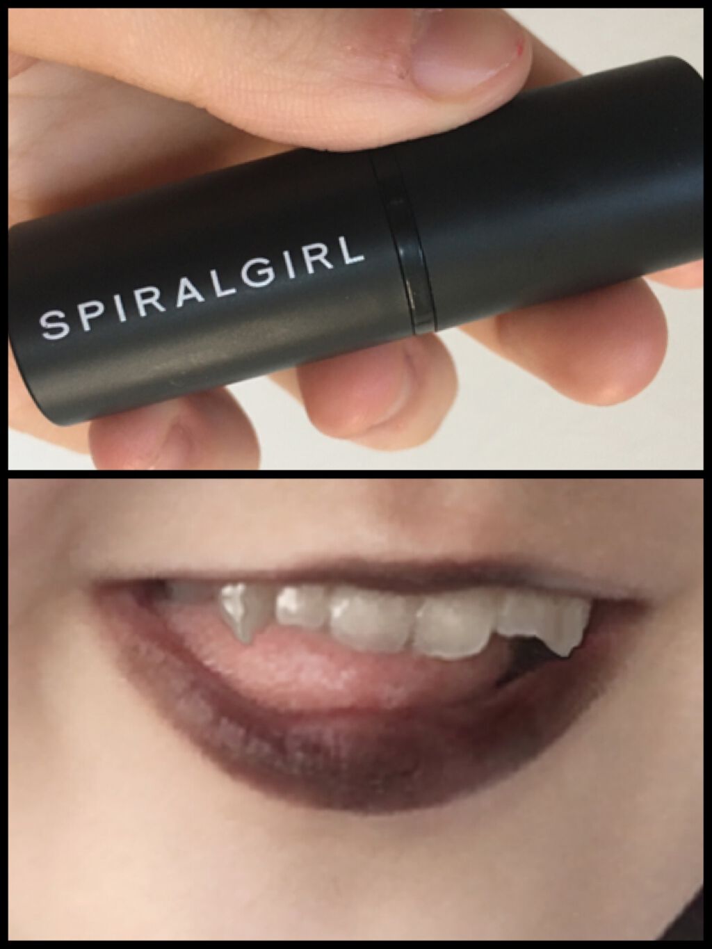 21年春新作口紅 Spiral Girl リップスティック Daisoの使い方を徹底解説 これぞ悪役リップ 百円で買える黒リップ By シ ュ ア 混合肌 10代前半 Lips