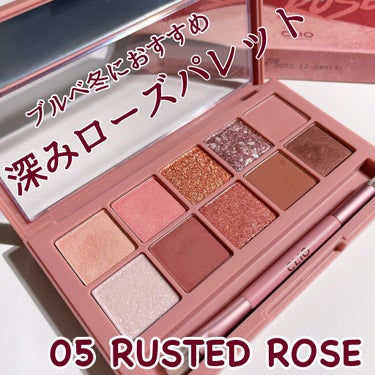 プロ アイ パレット 05 RUSTED ROSE/CLIO/パウダーアイシャドウを使ったクチコミ（1枚目）