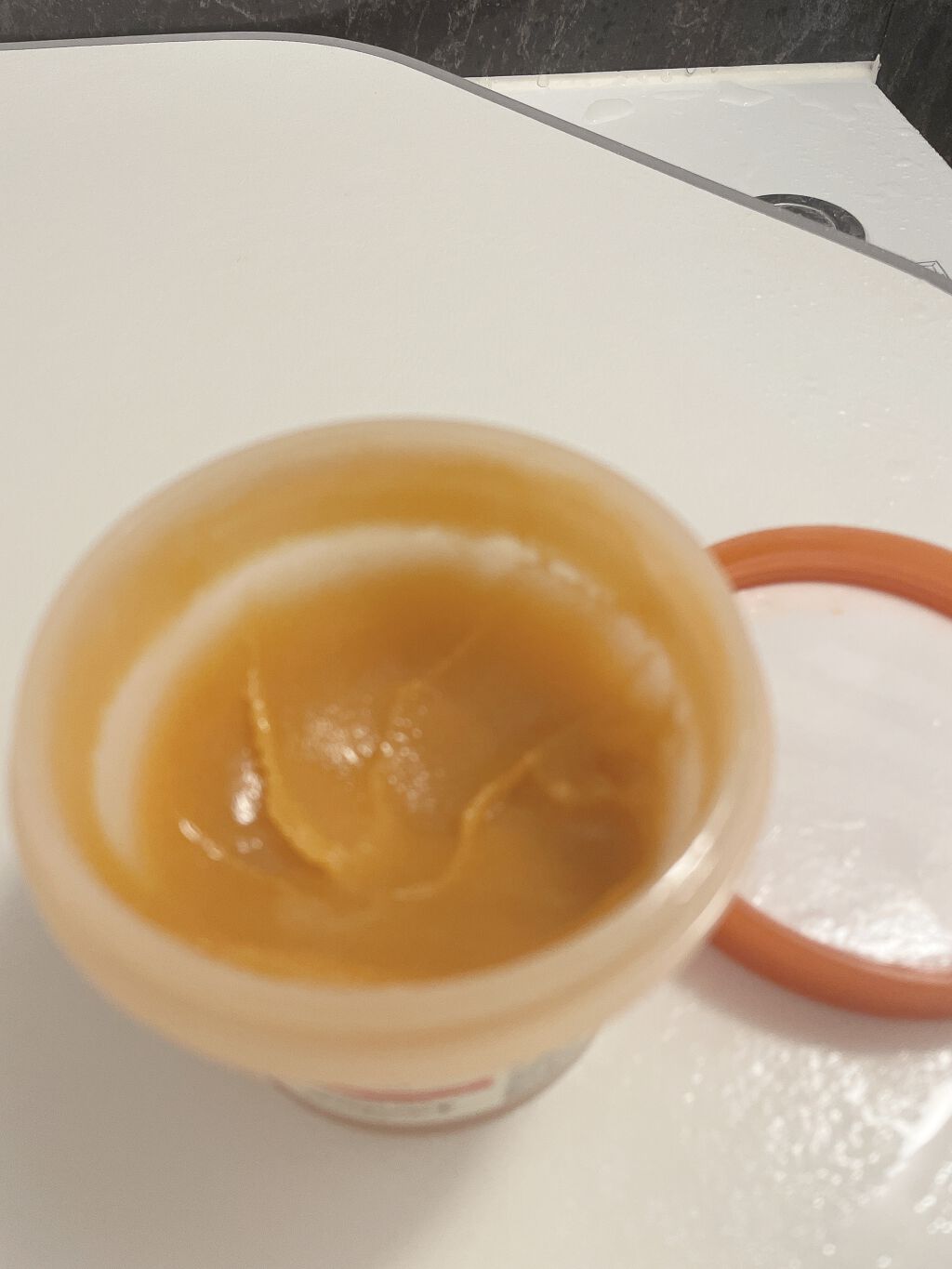  ブラックシュガー パーフェクト エッセンシャルスクラブ 2X オレンジティー/SKINFOOD/スクラブ・ゴマージュを使ったクチコミ（2枚目）