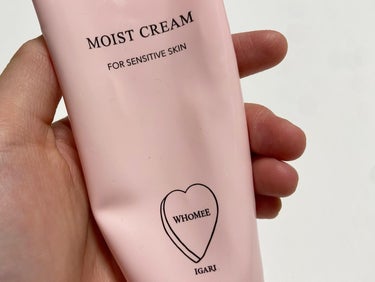 WHOMEE モイストクリームのクチコミ「❤️イガリ的敏感肌用保湿クリーム❤️
.
.
WHOMEE
Moist Cream
.
.
イ.....」（2枚目）