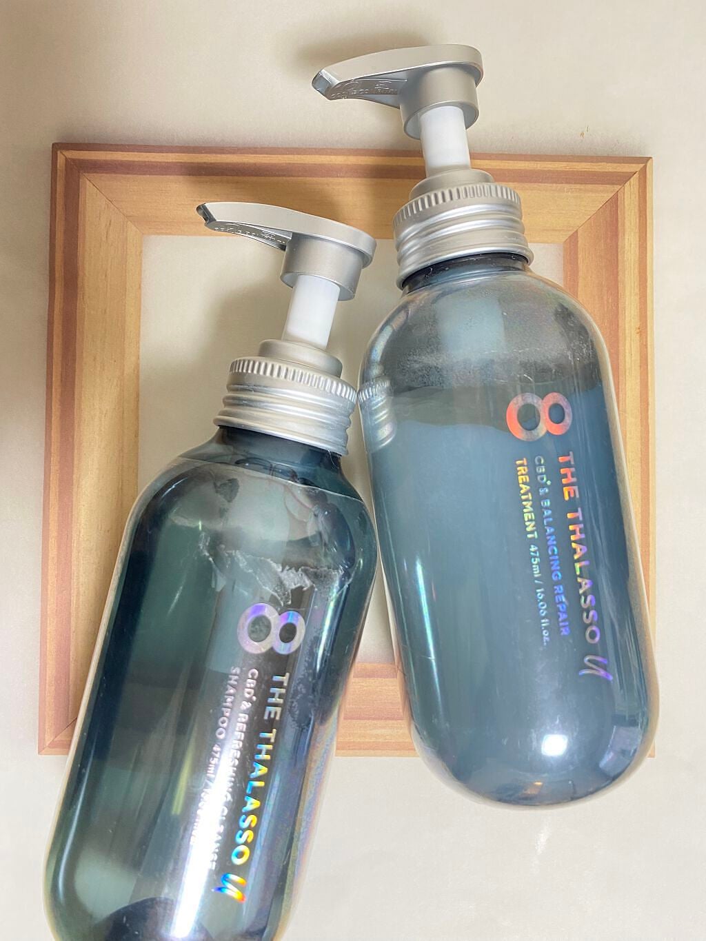 エイトザタラソ ユー CBD&リフレッシング クレンズ 美容液シャンプー/CBD&バランシング ダメージリペア 美容液ヘアトリートメント/エイトザタラソ/市販シャンプーを使ったクチコミ(1枚目)