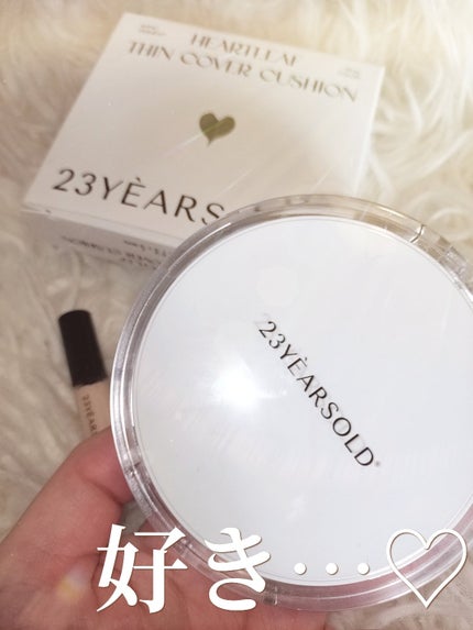 ハートリーフシーンカバークッション/23years old/クッションファンデーションを使ったクチコミ(6枚目)
