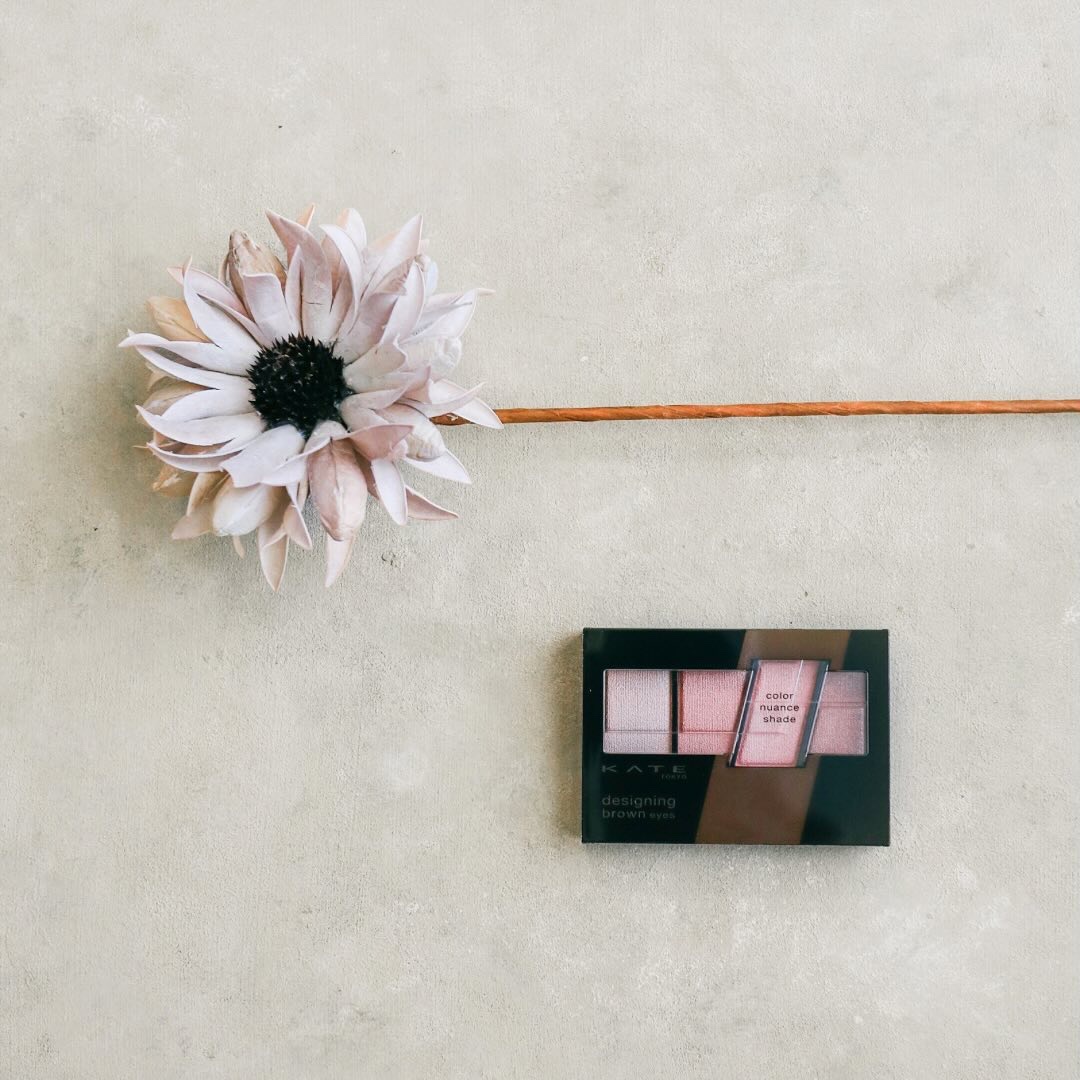 デザイニングブラウンアイズ EX-1 スプリングブラウン(限定)/KATE/アイシャドウパレットを使ったクチコミ（2枚目）