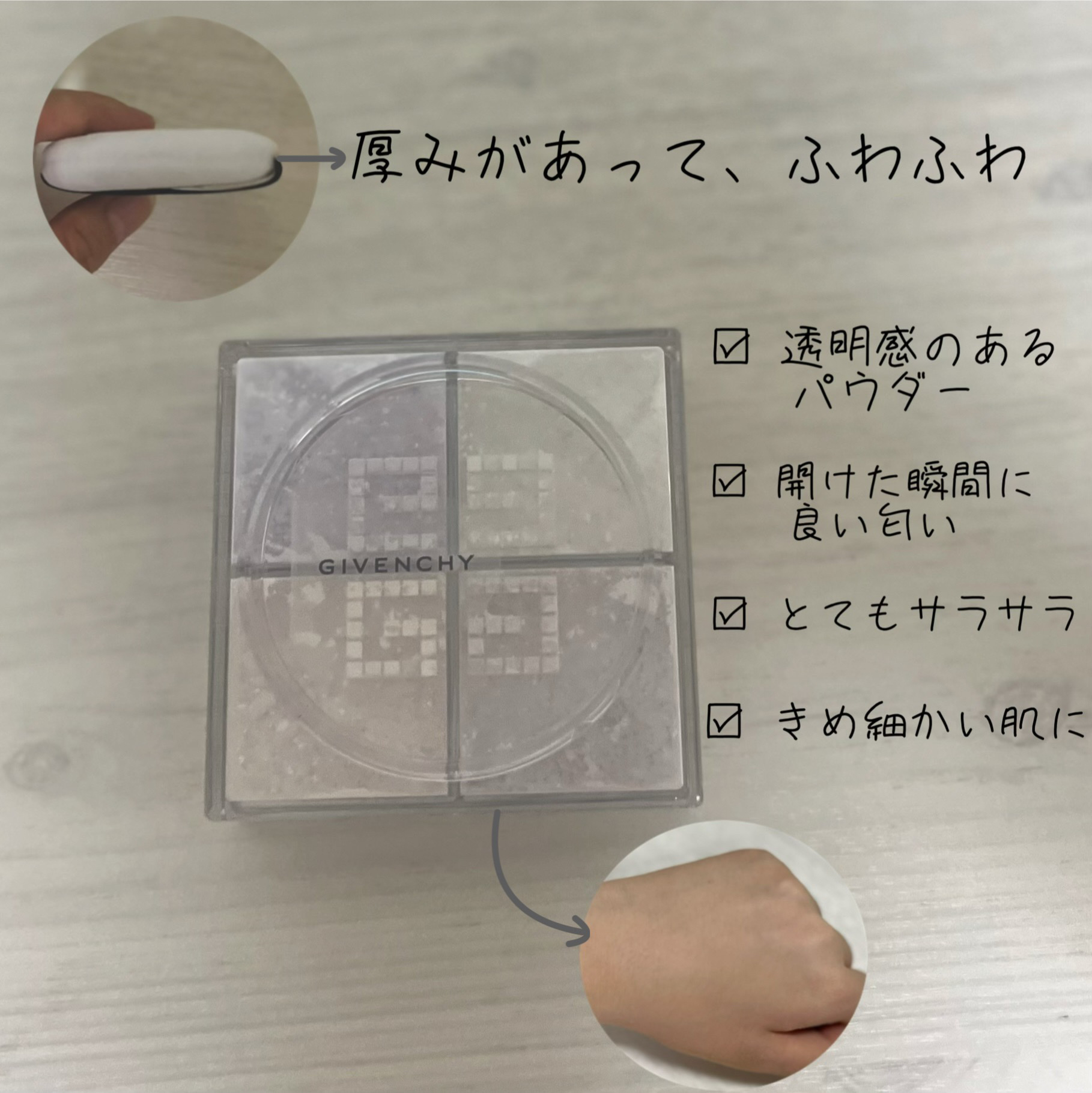 プリズム・リーブル/GIVENCHY/ルースパウダーを使ったクチコミ（2枚目）