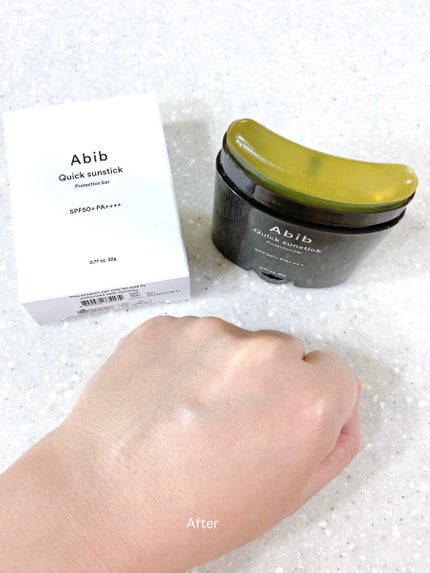 クイック サンスティック プロテクションバー/Abib /日焼け止めスティックを使ったクチコミ(5枚目)