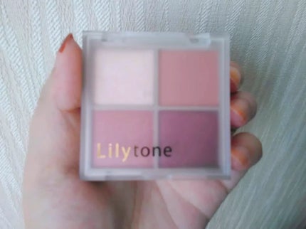 Lilytone 4色アイシャドウ/Lilytone/アイシャドウパレットを使ったクチコミ(5枚目)