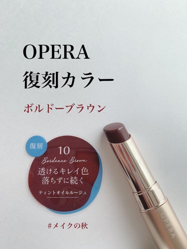 オペラ リップティント N 10 ボルドーブラウン/OPERA/口紅を使ったクチコミ（1枚目）