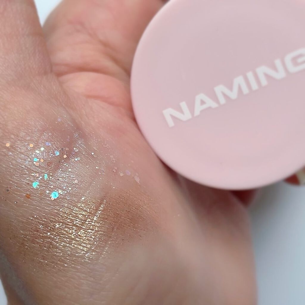 ネイミングスパークルアイグリッターポット BGG01 SUGAR/NAMING./グリッターを使ったクチコミ（2枚目）