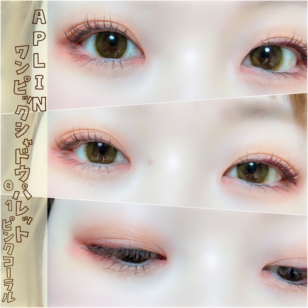 ワンピックアイシャドウパレット/APLIN/アイシャドウパレットを使ったクチコミ(2枚目)
