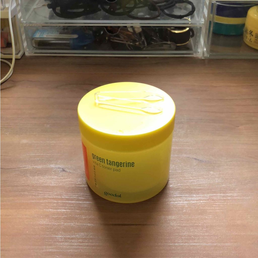 グリーンタンジェリン ビタCダークスポットケアパッド/goodal/トナーパッドを使ったクチコミ(2枚目)