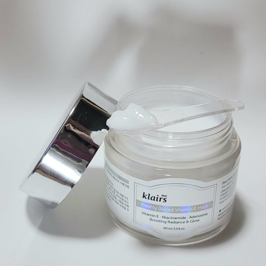 フレッシュリージュースドビタミンEマスク(90g)/Klairs/フェイスクリームを使ったクチコミ(3枚目)