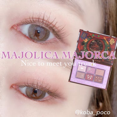 ナイストゥミーチュートランク/MAJOLICA MAJORCA/アイシャドウパレットを使ったクチコミ（1枚目）