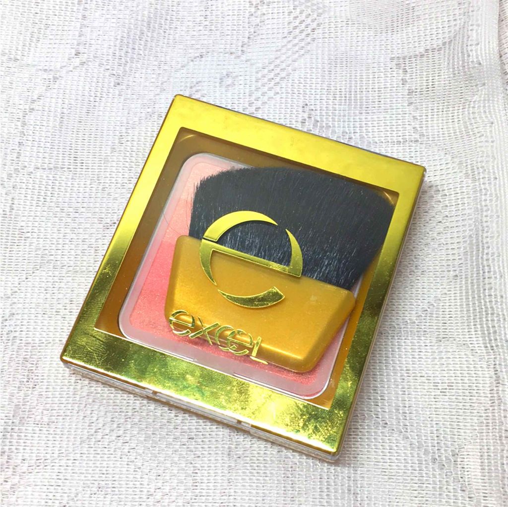 グラデーションチーク N GC01 ローズピンク/excel/パウダーチークを使ったクチコミ（1枚目）