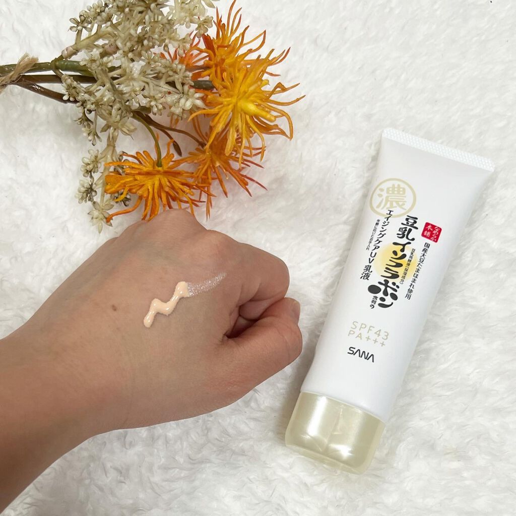 リンクルUV乳液/なめらか本舗/日焼け止めミルクを使ったクチコミ（2枚目）