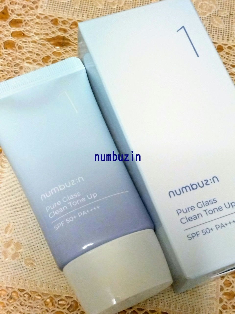 1番 ガラス玉トーンアップクリーム/numbuzin/日焼け止めクリームを使ったクチコミ(1枚目)