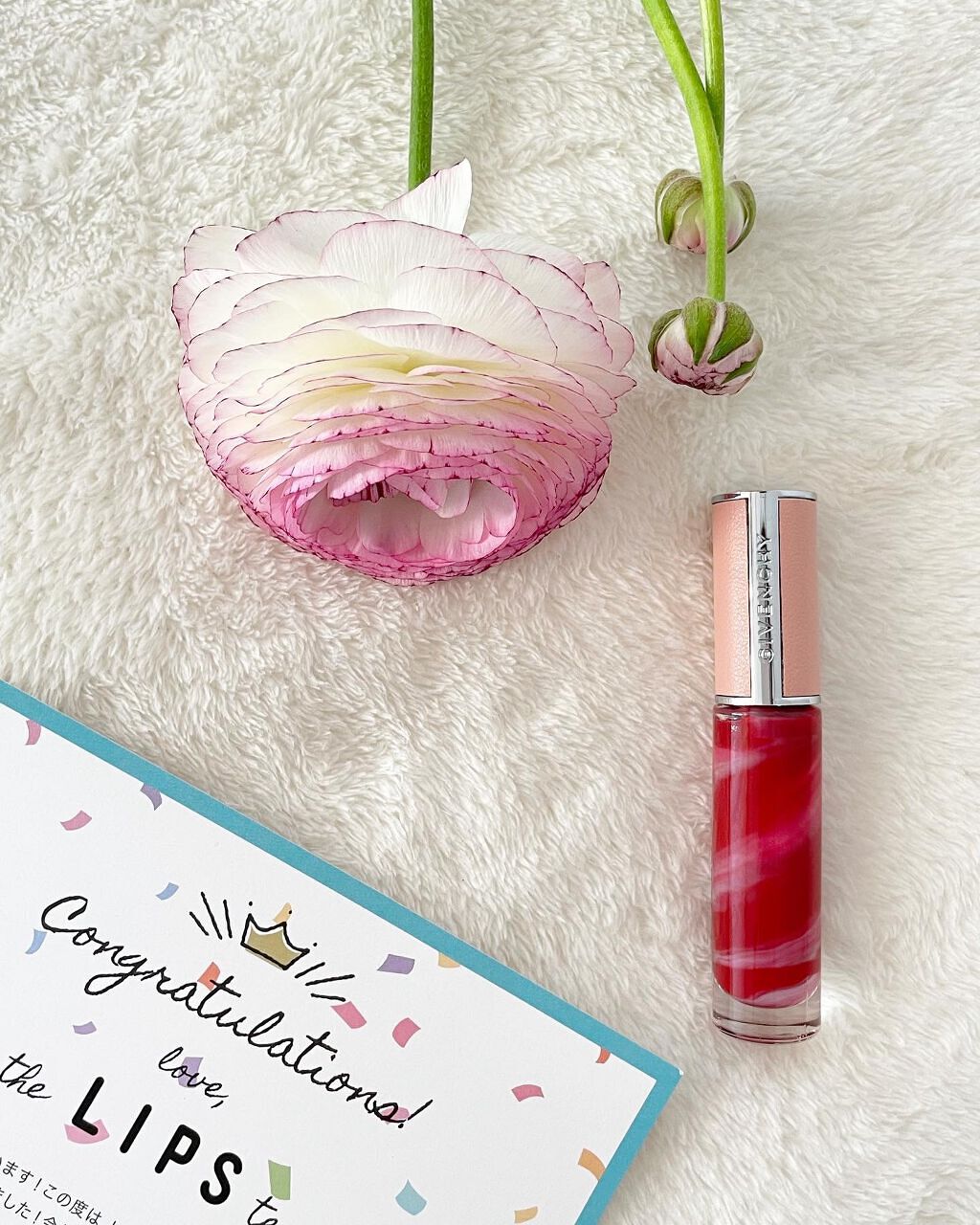 ローズ・パーフェクト・リキッド/GIVENCHY/口紅を使ったクチコミ(5枚目)