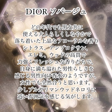 ソヴァージュ オードゥ トワレ/Dior/香水(メンズ)を使ったクチコミ（1枚目）