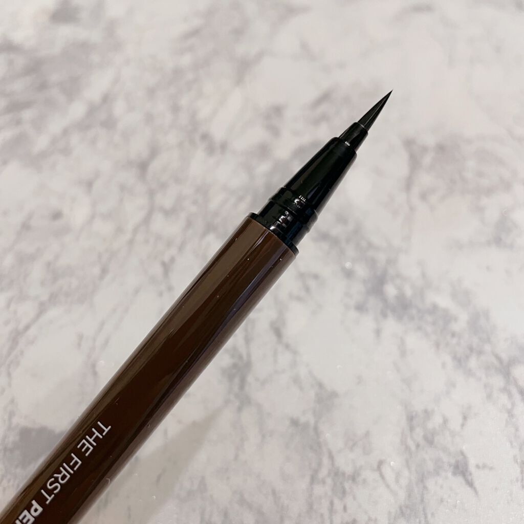 ザ ファースト ペンアイライナー P2.ブラウニー/MERZY/リキッドアイライナーを使ったクチコミ（3枚目）