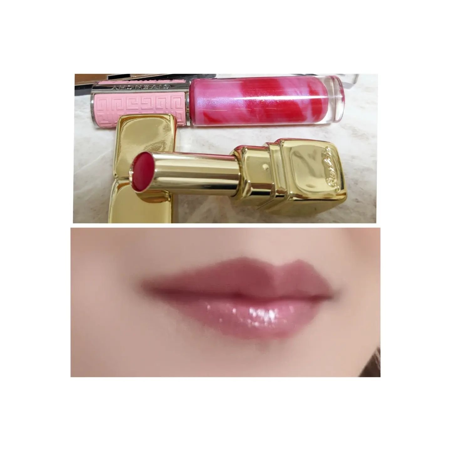 キスキス ビー グロウ 409 フューシャ グロウ/GUERLAIN/口紅を使ったクチコミ（3枚目）