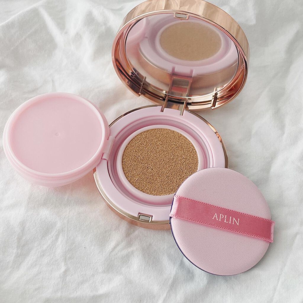 ピンクティーツリーカバークッション/APLIN/クッションファンデーションを使ったクチコミ(3枚目)